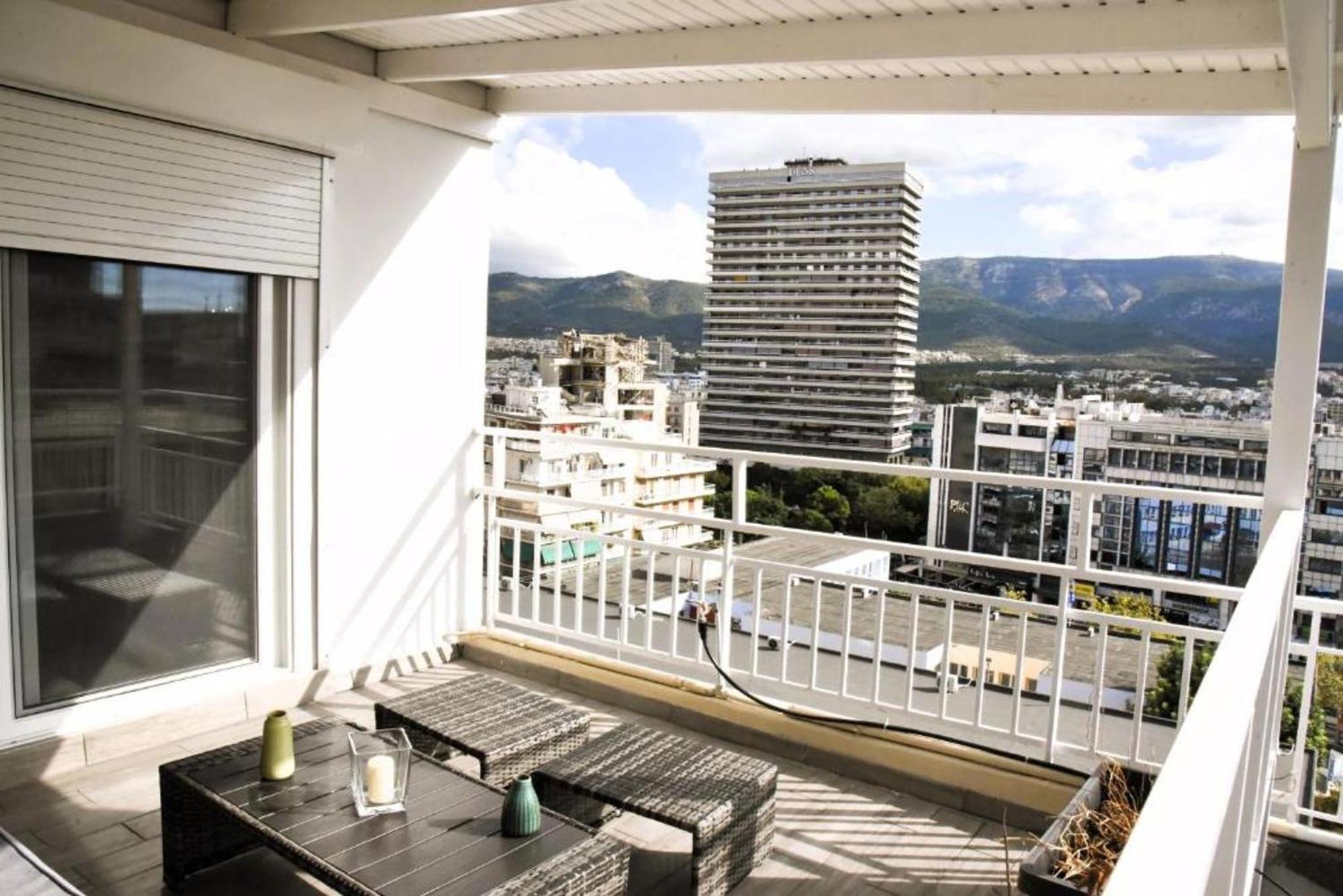 Tiny Rooftop Apartment Atenas Exterior foto